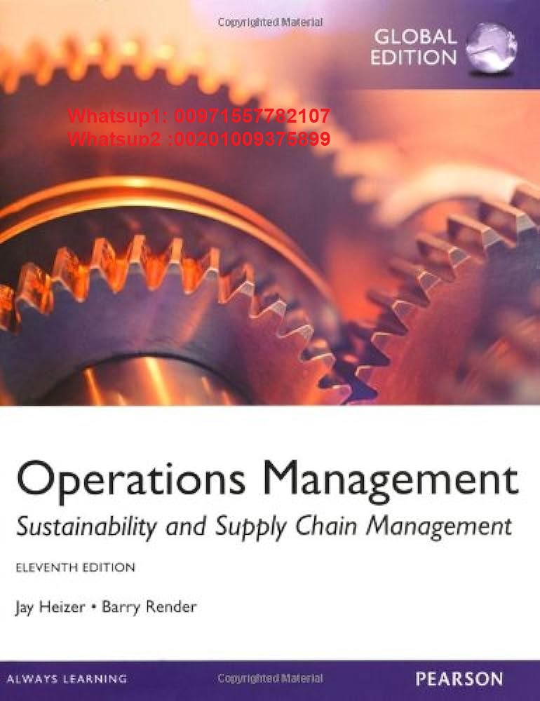 مدرس Operations Management فى السعودية
