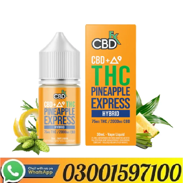 CBD+ โ9 THC Vape Juice: Pineapple Express โ Hybrid In Karachi=03001597100