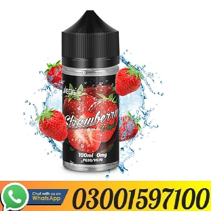 Strawberry Vape Juice 100ML Price In Pakistan=03001597100