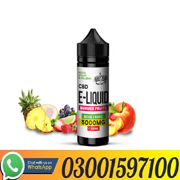 CBD E-Liquid 5000mg Summer Fruits In Pakistan=03001597100