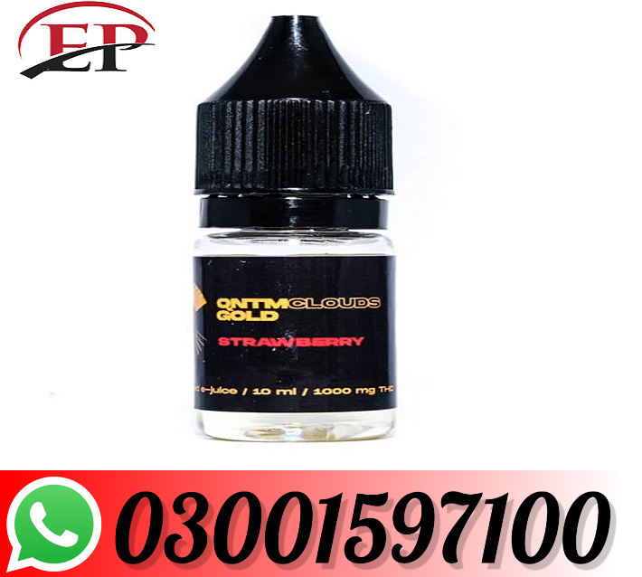 QNTM Clouds Gold THC Vape Liquid Grape – 1000mg In Multan =03001597100