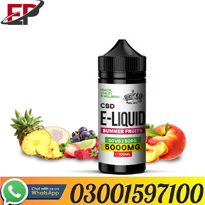 CBD E-Liquid 5000mg Summer Fruits In Karachi=03001597100