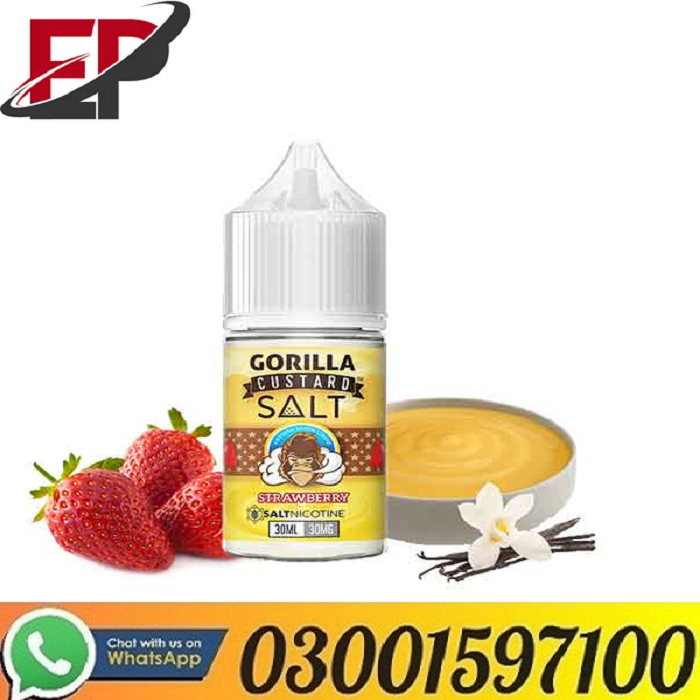 GORILLA CUSTARD Salt Nicotine 30ml Vape Juice In Pakistan=03001597100