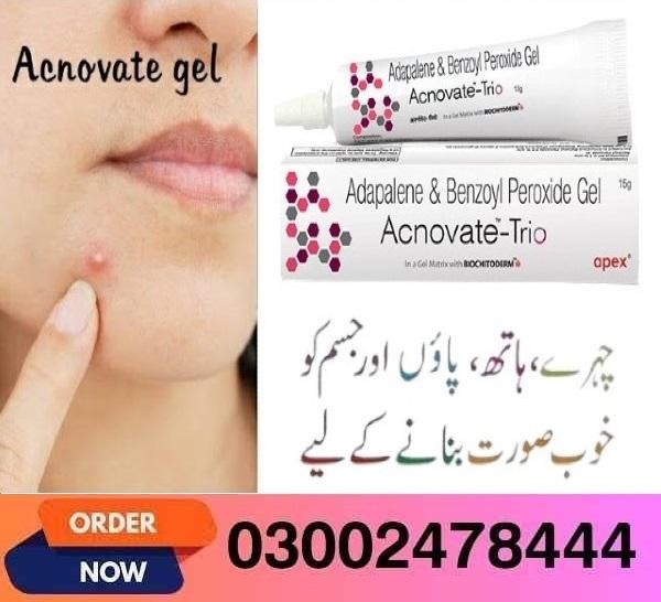 Acnovate-Trio Gel In Pakistan - 03002478444