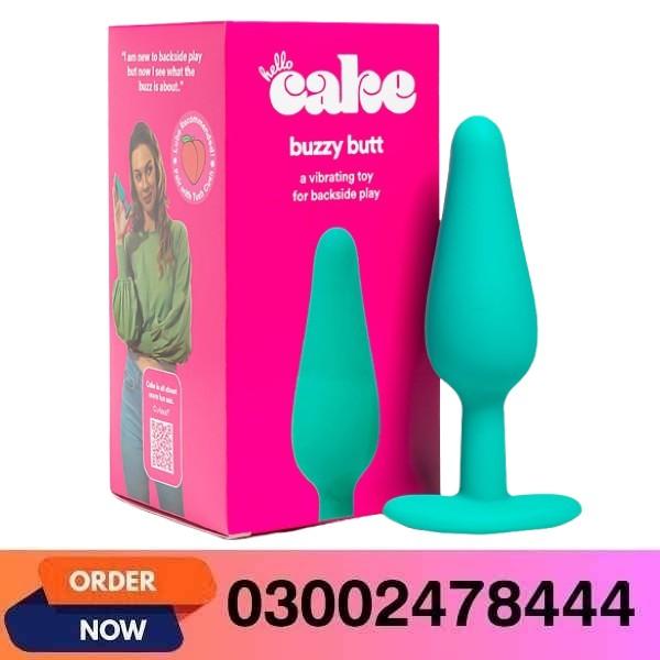 Hello Cake Buzzy Butt - Vibrating Anal Plug In Pakistan - 03002478444