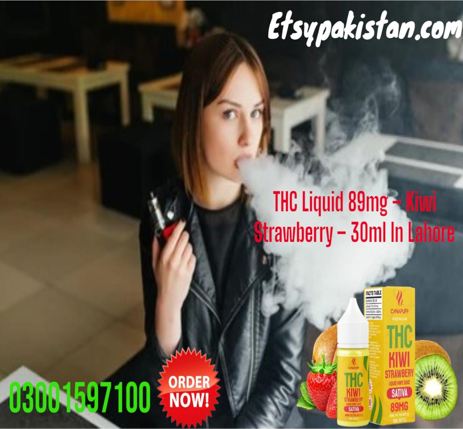Original THC Liquid 89mg – Kiwi Strawberry – 30ml In Lahore=03001597100