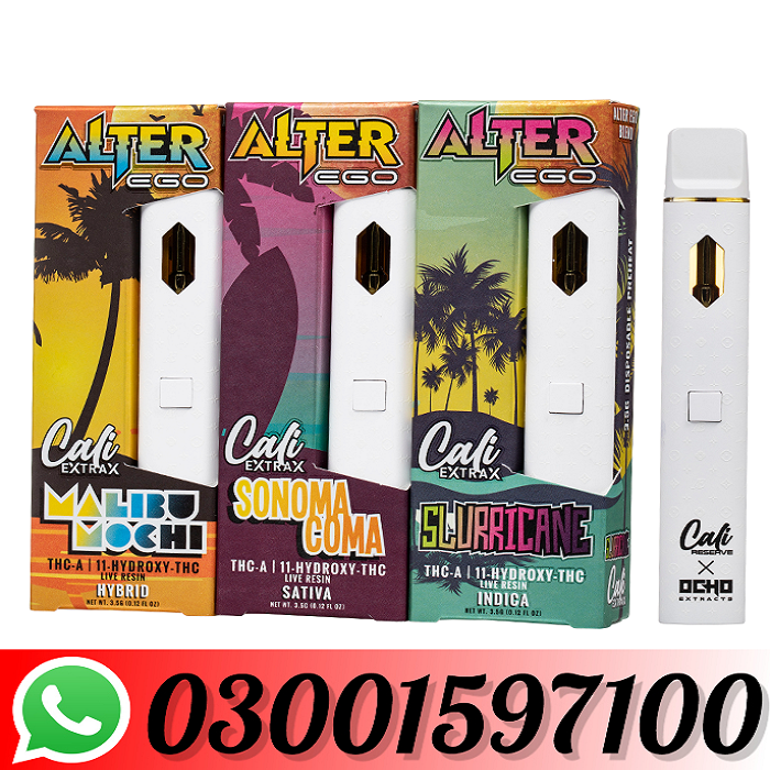 New Cali Extrax ALTER EGO Live Resin Disposable 3.5G In Gujrat=03001597100