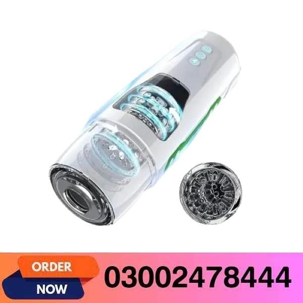 3 in 1 Automatic Male Masturbator Cup with Sucking & Vibrating & Thrusting Modes Home Delivery- 030