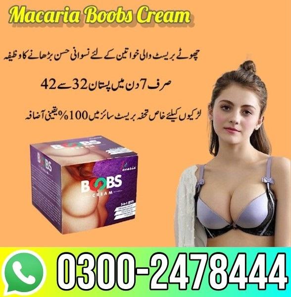 original Macaria Boobs Cream in Pakistan / 03002478444