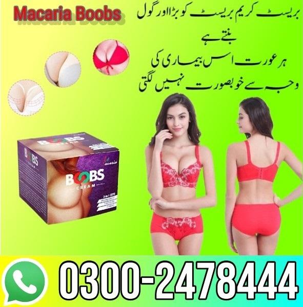 original Macaria Boobs Cream in Pakistan / 03002478444