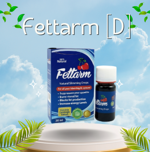 نقط فيتارم fettarm drops للتخسيس وحرق الدهون