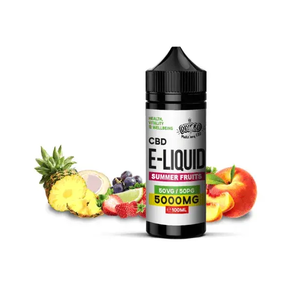 CBD E-Liquid 5000mg Summer Fruits In Turbat=03001597100