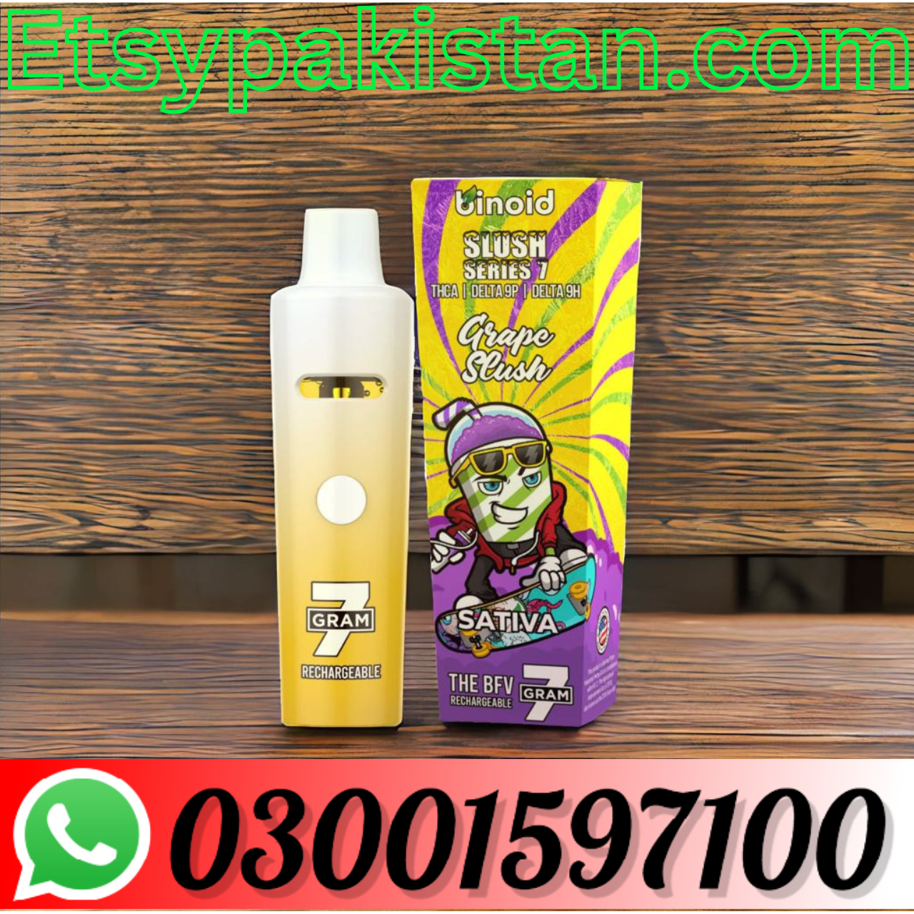 7 Gram THCA Disposable Vape – Slush Series In Pakistan - 03001597100