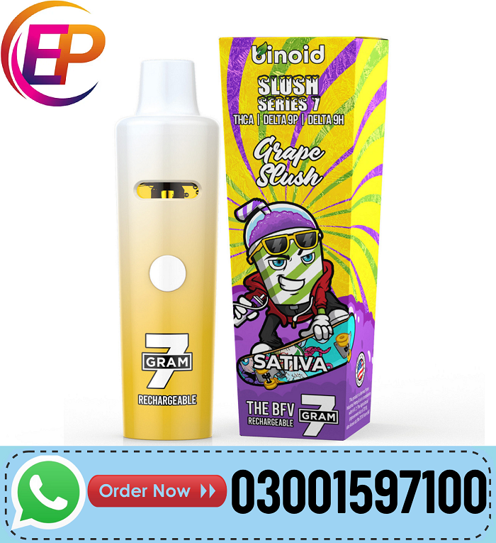 7 Gram THCA Disposable Vape – Slush Series In Pakistan/03001597100