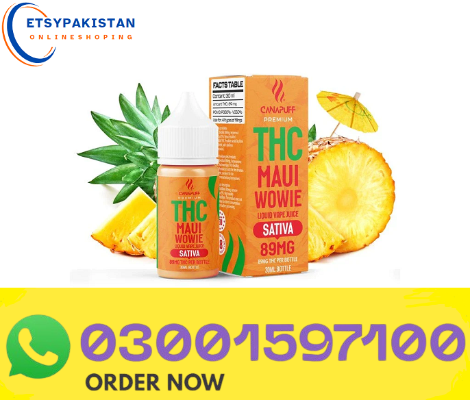 New THC Liquid 89mg – Maui Wowie – 30ml In Lahore=03001597100