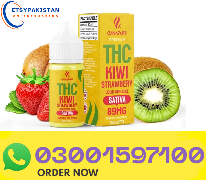 Brand THC Liquid 89mg – Kiwi Strawberry – 30ml In Faisalabad=03001597100