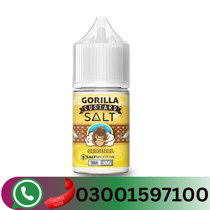 GORILLA CUSTARD Salt Nicotine 30ml Vape Juice In Islamabad03001597100