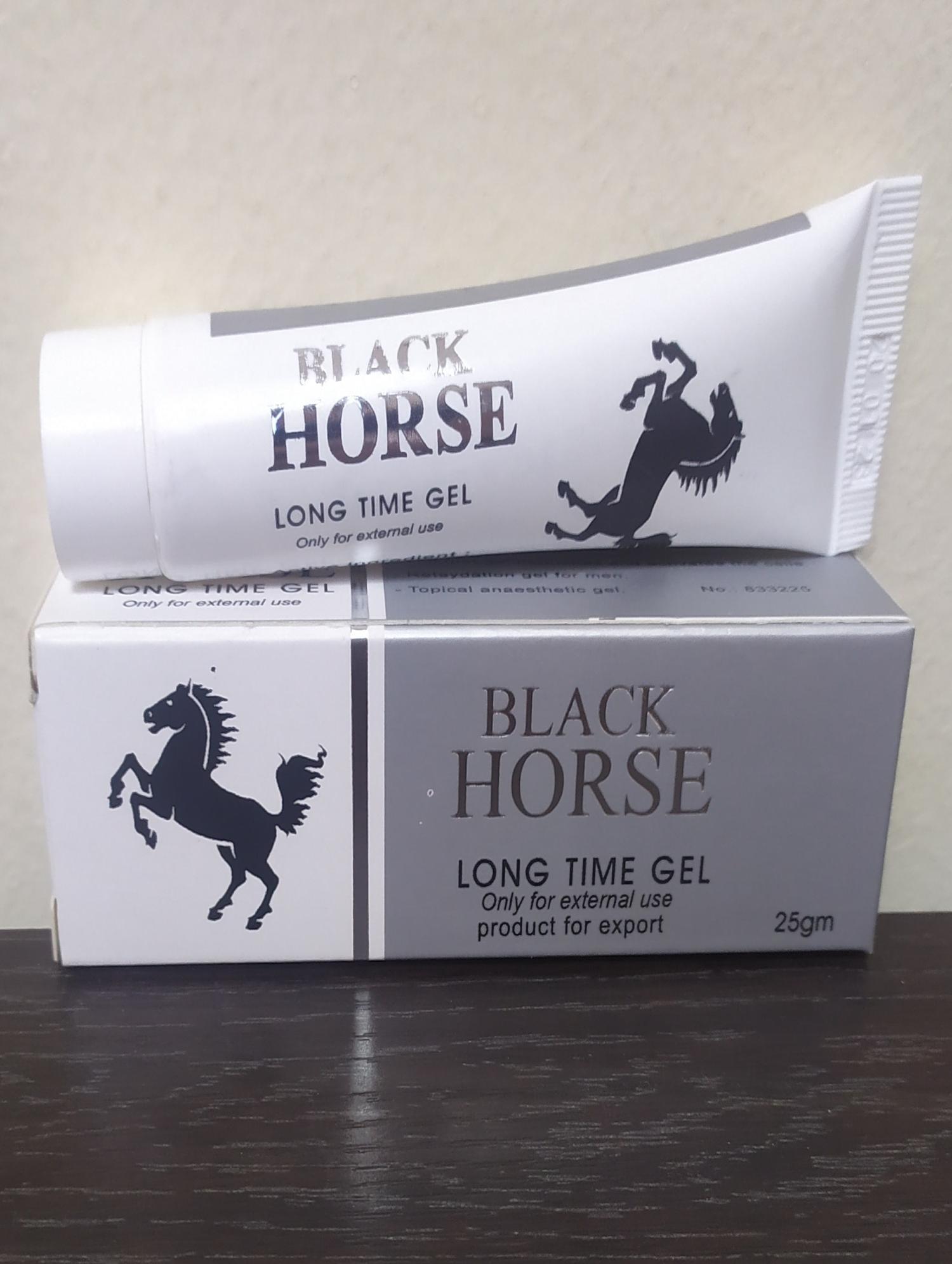 يعمل الجل black horse gel على زيادة البرودة والتحكم في الوقت والرضا