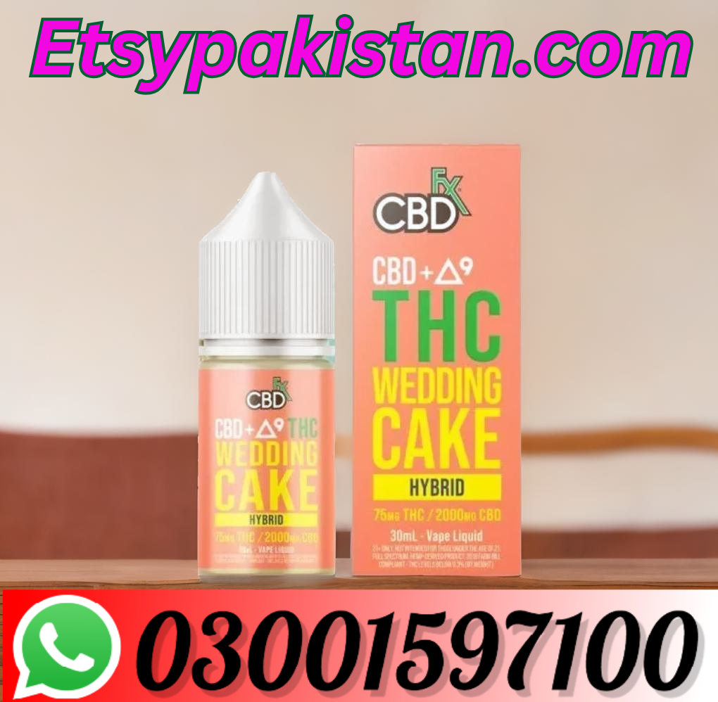 Buy newCBD + Delta-9 THC Vape Juice: Wedding Cake – Hybrid In Pakistan|03001597100