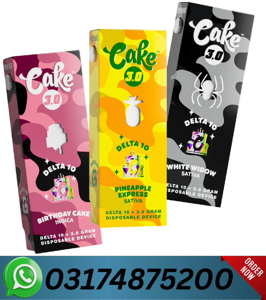 Original Cake Live Resin Delta 10 Cartridge | 3g Price In Pakistan | 03174875200