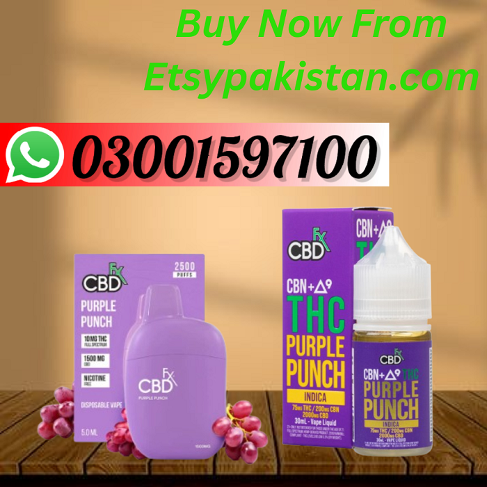 THC Vape Juice Purple Punch In Pakistan | 03001597100