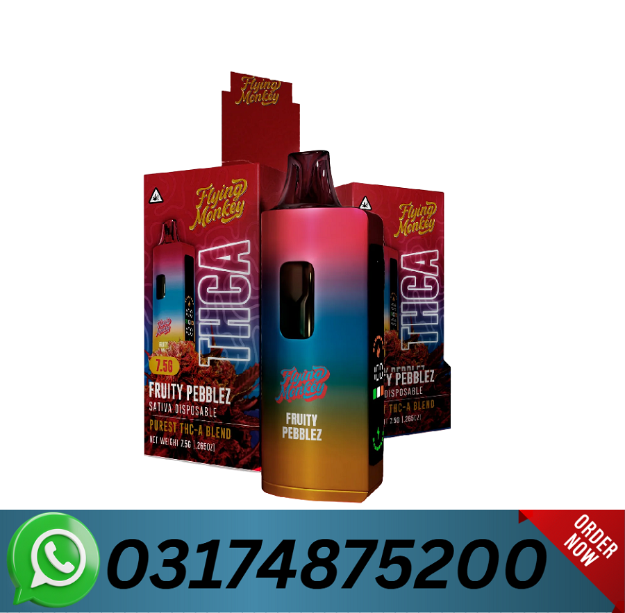 Original Flying Monkey Purest THCA Disposable 7.5G Price In Pakistan - 03174875200