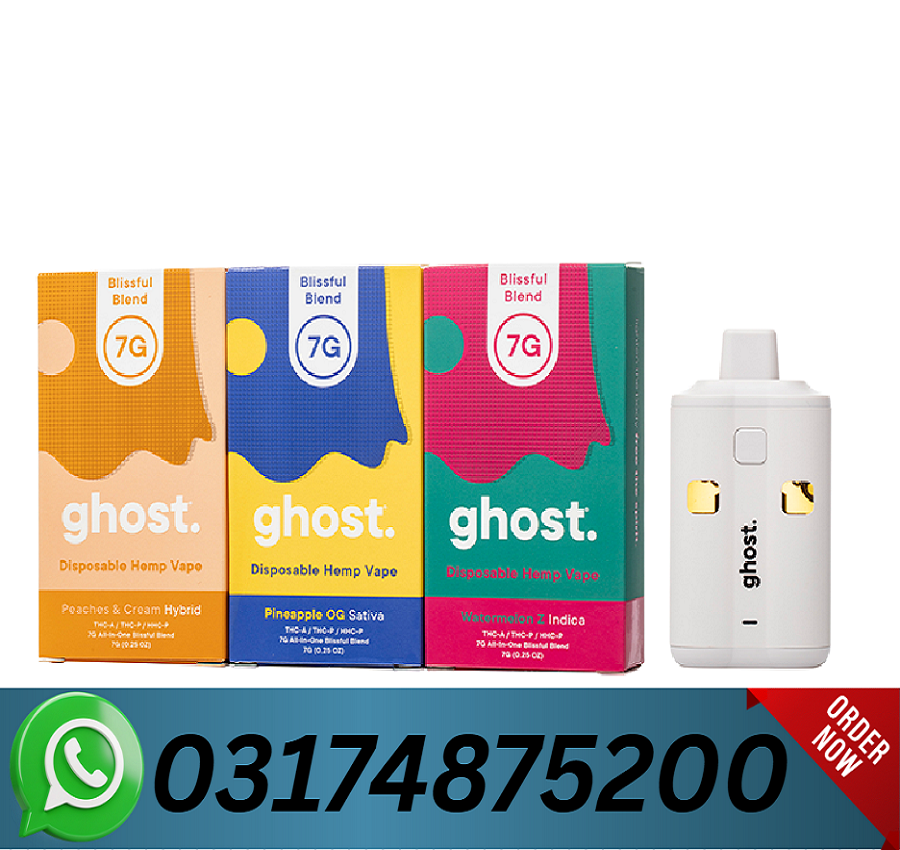 Branded Ghost Blissful Blend Disposable 7G Price In Pakistan - 03174875200