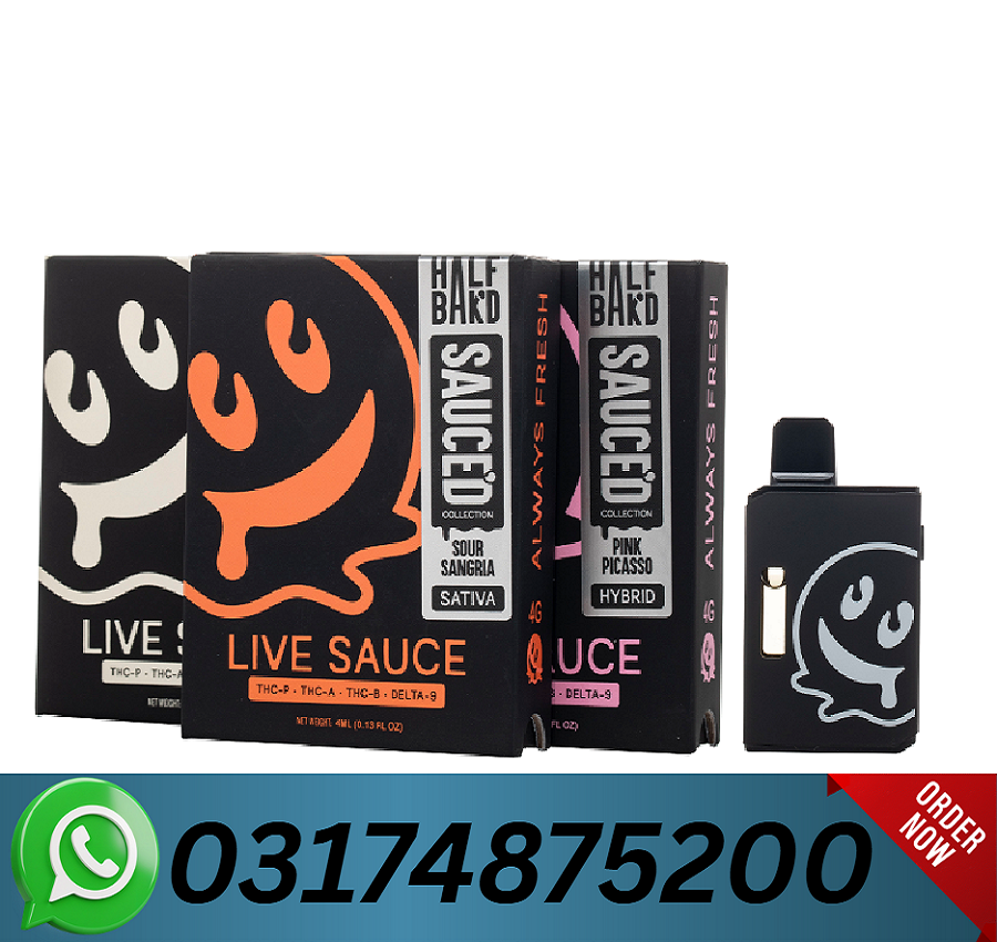 Half Bak’d Sauce’d Exotix Disposable 4G Price In Pakistan - 03174875200