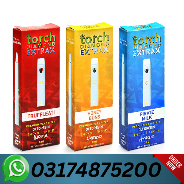 Original Torch Diamond Extrax 2.2g Disposable Price In Pakistan - 0174875200