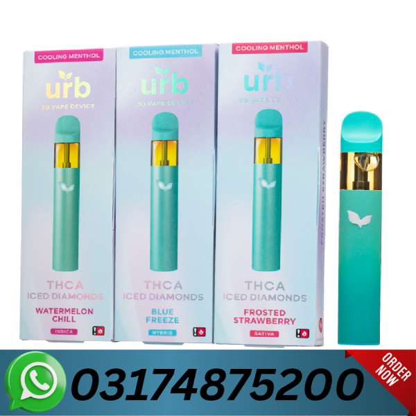 NewUrb THCA + THCP Live Sugar Disposable 3g Price In Pakistan - 03174875200