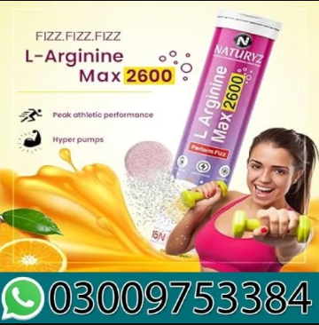 Naturyz L-arginine Max 2600 Effervescent Tablets In Pakistan 03009753384