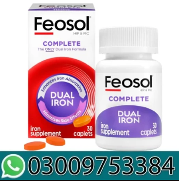 Feosol Complete Iron Supplement Caplets Bifera in Pakistan 03009753384