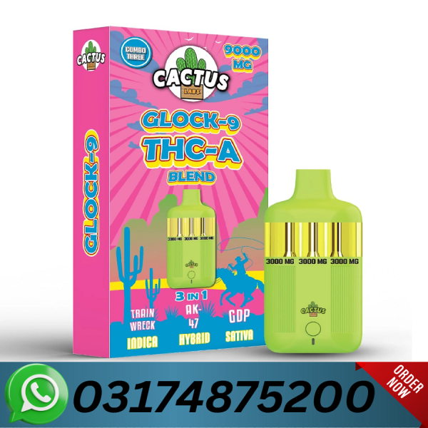 New Cactus Labs Glock 9 Disposable Vape 9G Price In Pakistan - 03174875200