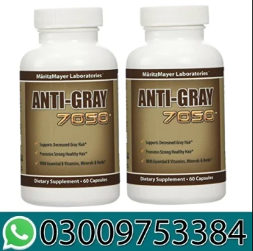 Anti-Gray 7050 Hair 60 Capsules Price In Pakistan 03009753384