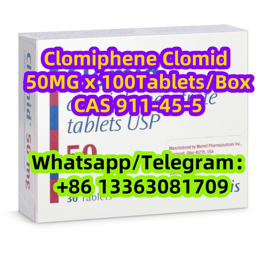 CAS 911-45-5 Clomiphene Clomid 50MG x 100Tablets/Box Orals