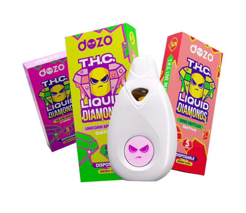 DOZO Liquid Diamonds Disposable 5G In Karachi - 03000291543