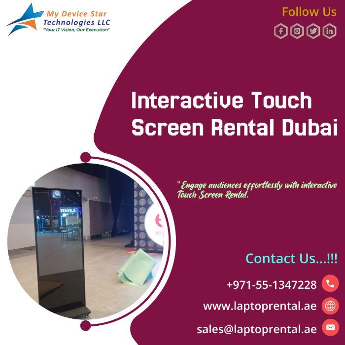 Why Dubai's Top Event Planners Choose Our Touch Screens?