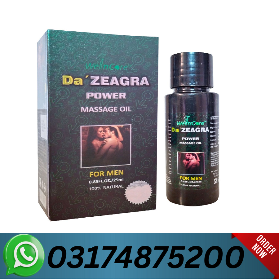 Original Da Zeagra Power Massage Oil Price In Pakistan | 03174875200