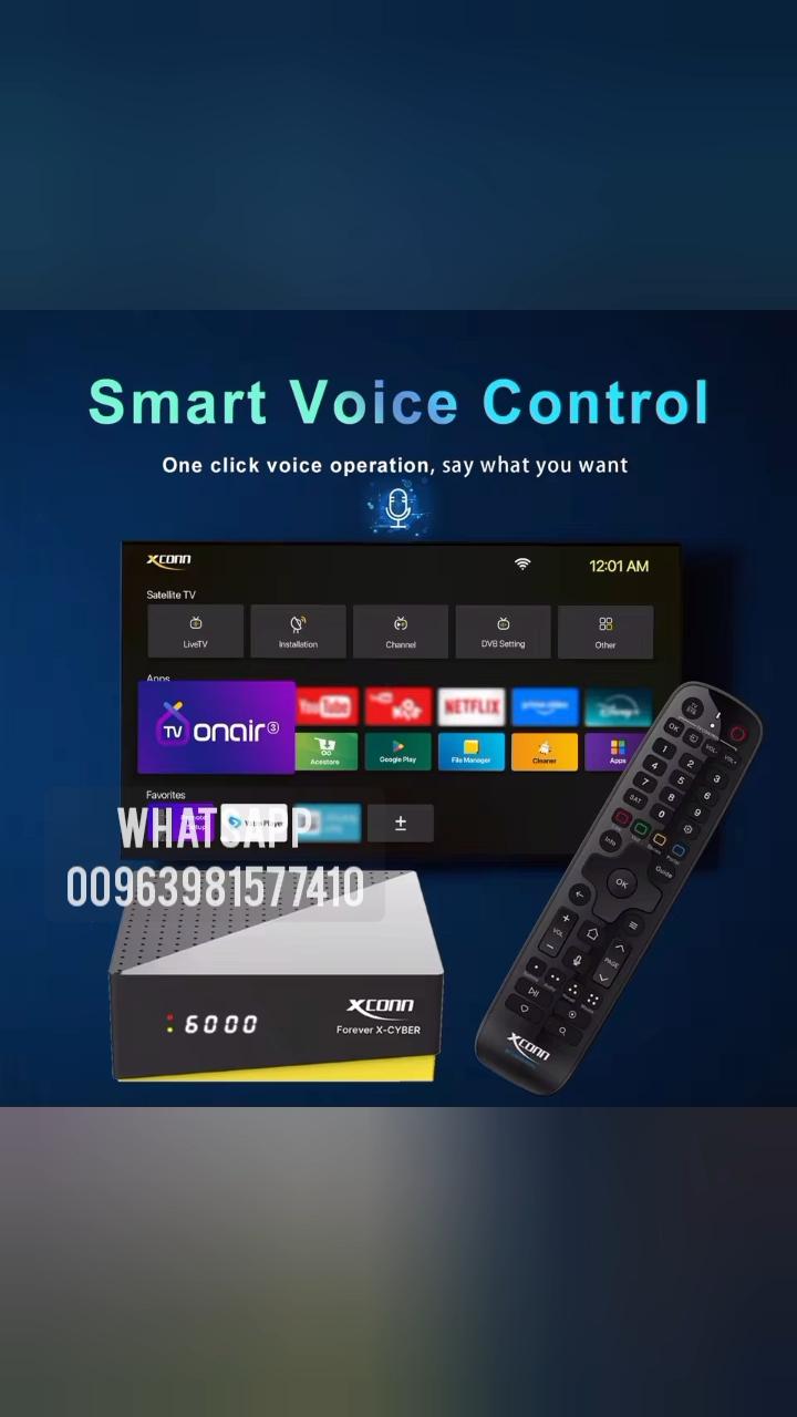 XCONN FOREVER X-CYBER Satellite Receiver Android 8k