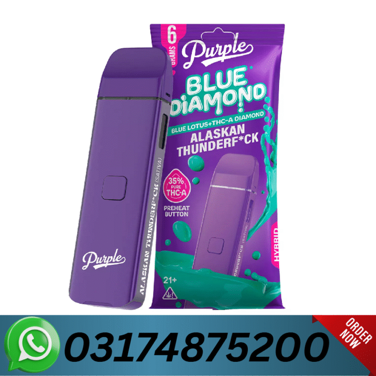 Original Purple Blue Diamond THCA Disposable 6g Price In Pakistan | 03174875200