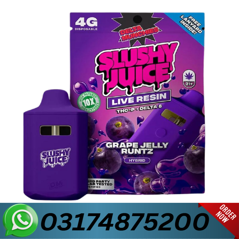 Original SLUSHY JUICE DELTA 8 + THC-P – 4000MG Price In Pakistan | 03174875200