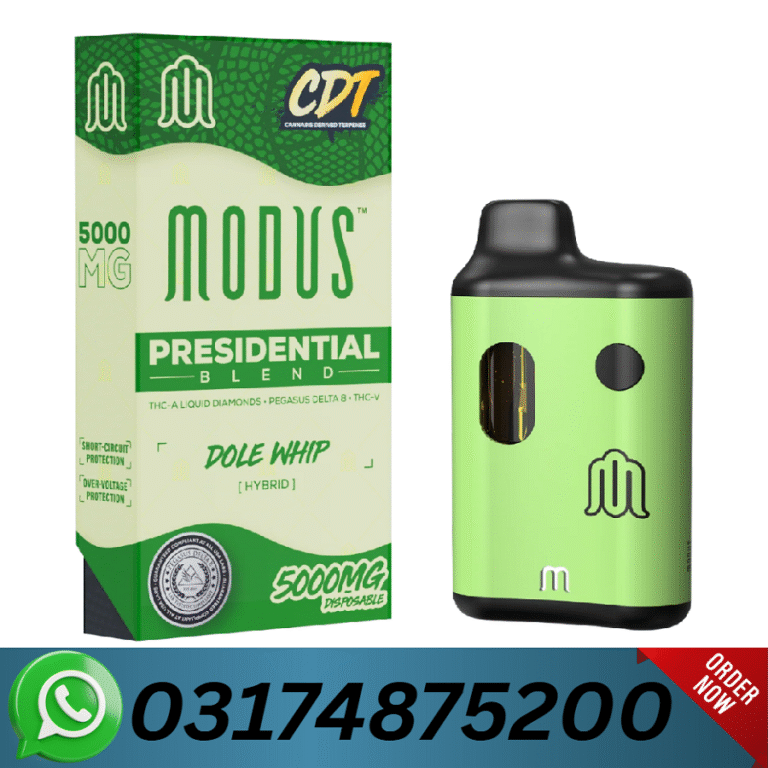 Original Modus Presidential Blend Disposable 5G Price In Lahore | 03174875200
