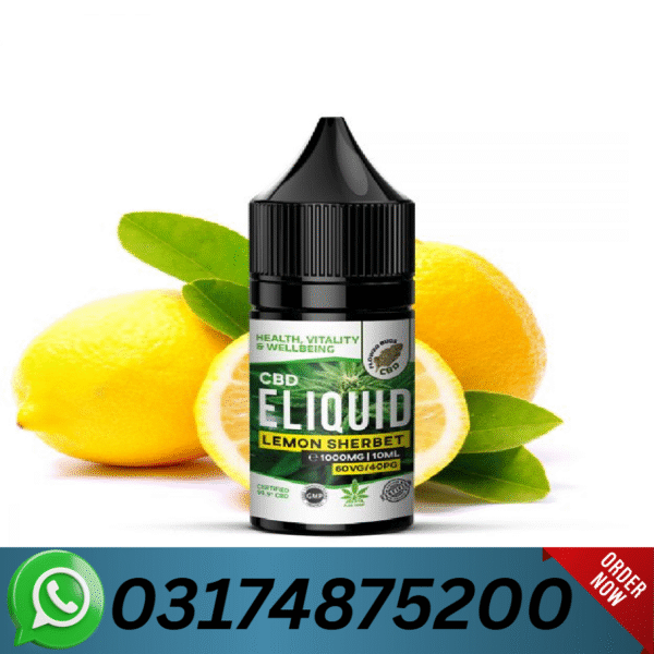 CBD E-Liquid Lemon Sherbet Flavour 1000MG Price In Pakistan | 03174875200