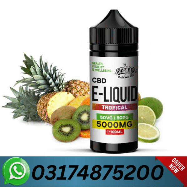 CBD E-Liquid 5000mg Tropical Best CBD Vape Oil In Pakistan | 03174875200