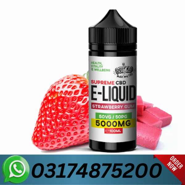 CBD E-Liquid 10000MG Strawberry Gum Price In Pakistan | 03174875200