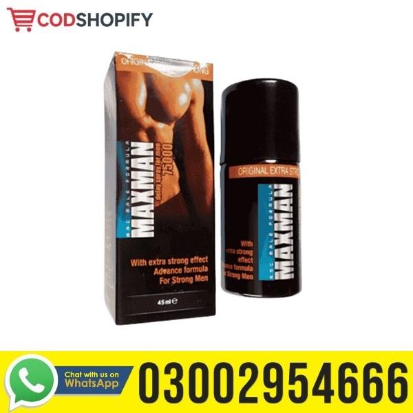 Maxman Delay Spray In Pakistan - 03002954666 CodShopify.Com