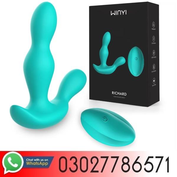 Original 3 In 1 Anal Butt Plug With Sucking Dildo In Pakistan | 03027786571