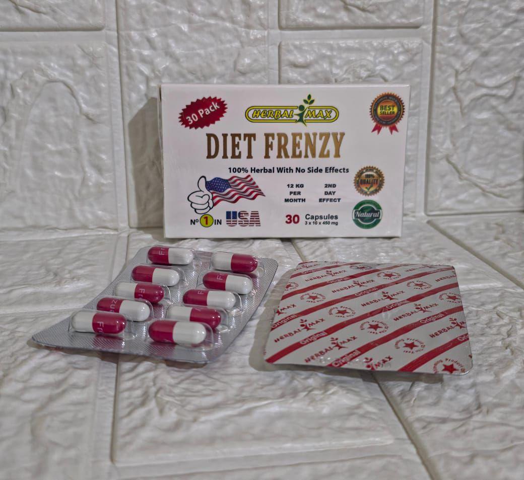 كبسولات دايت فرينزي diet frenzy لحرق دهون الجسم