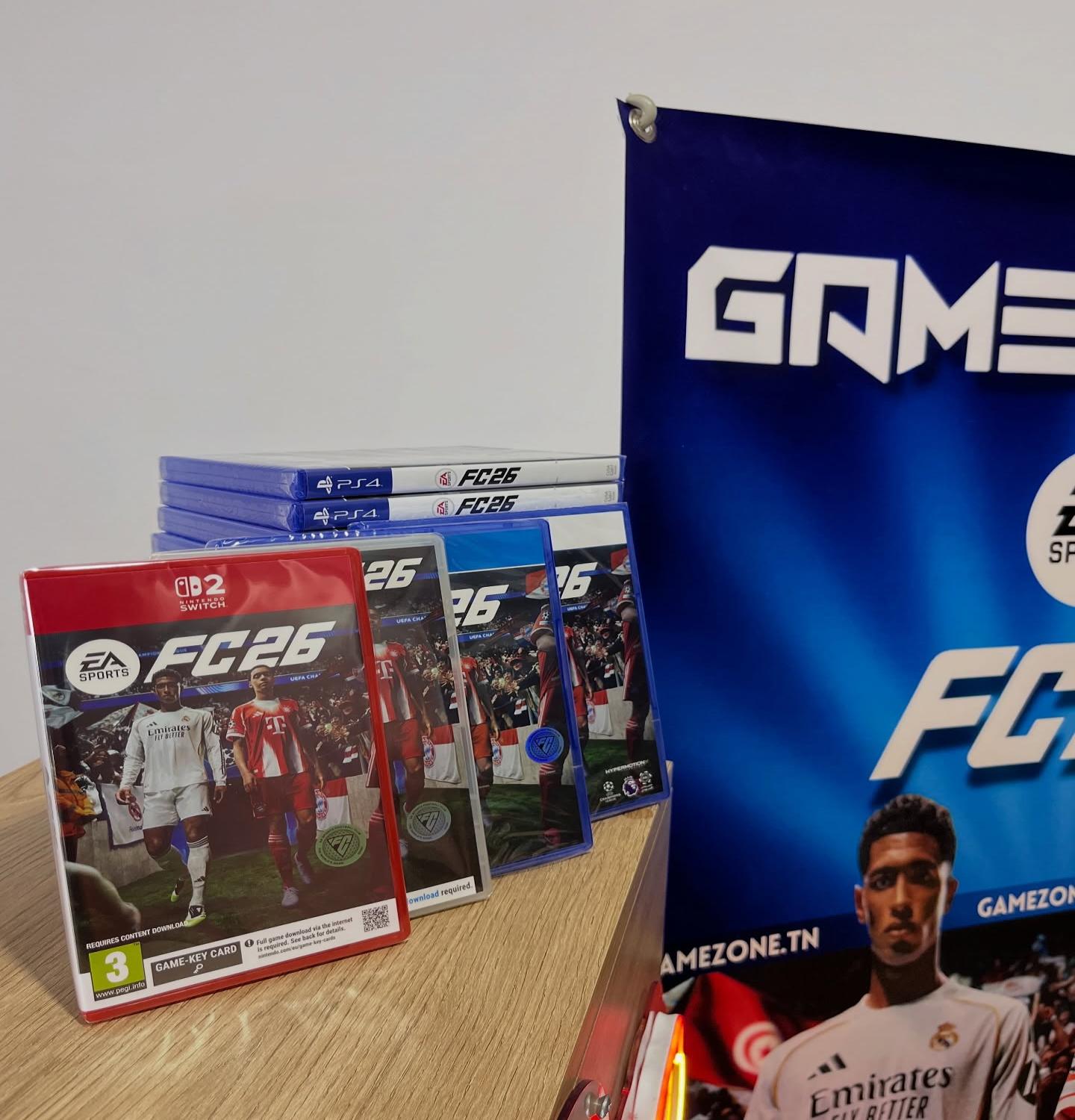 اطلب نسختك من FC26 🎮🔥 ⚡ متوفّر توا في GameZone.tn