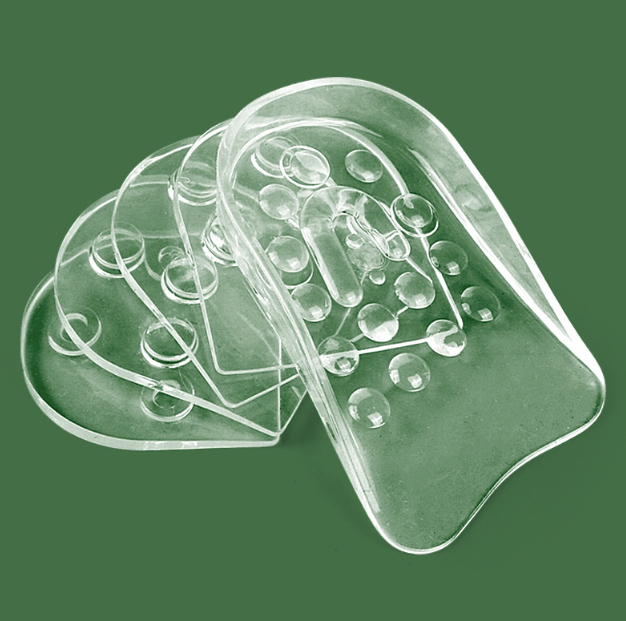 الكعب السيليكون 10قطع لراحة القدم وزيادة الطول 5 سم